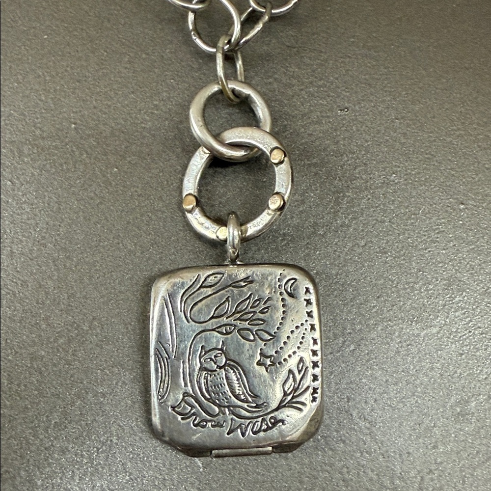 Jes MaHarry “Hearts Wisdom Locket Necklace. New in box.